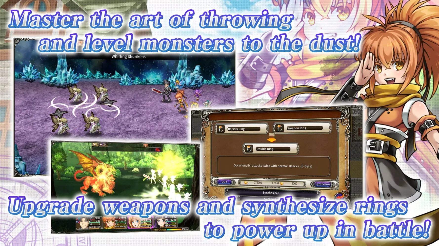 Capturas de pantalla de RPG Asdivine Saga