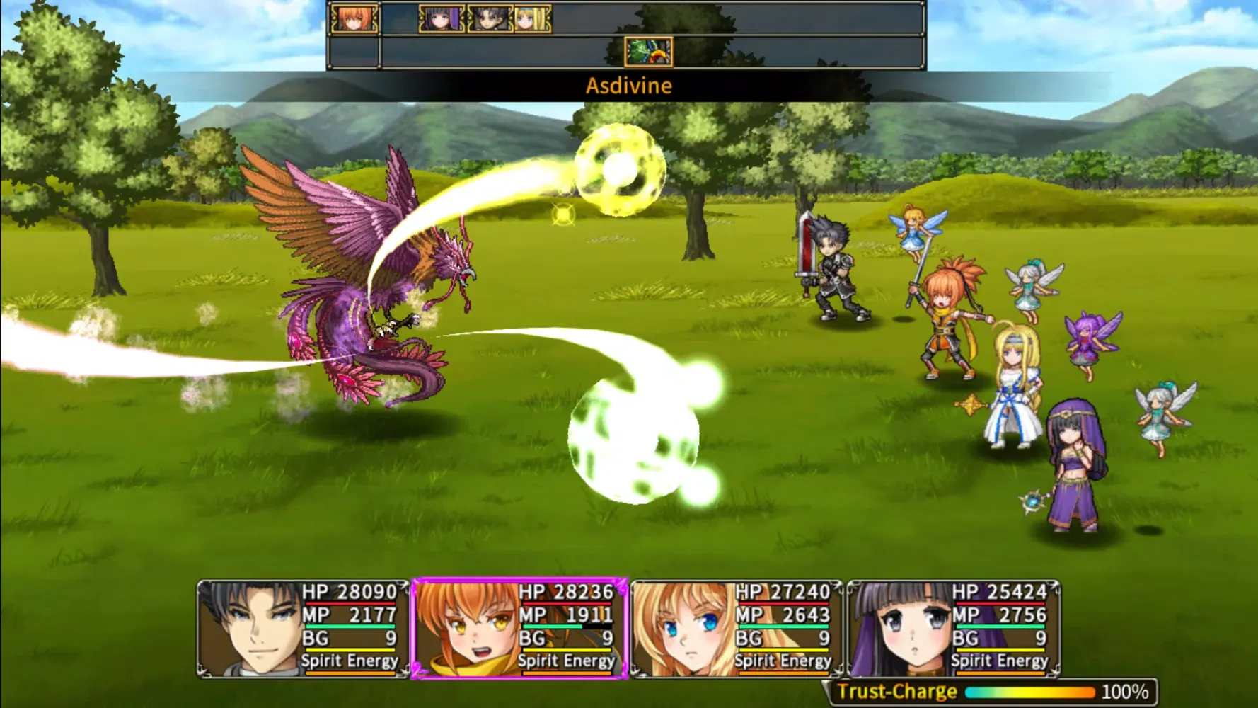 Capturas de pantalla de RPG Asdivine Saga