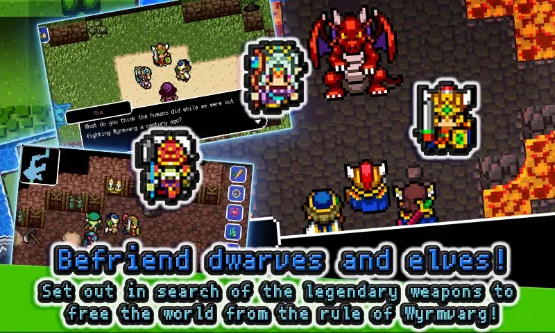 Tangkapan layar RPG Dragon Sinker