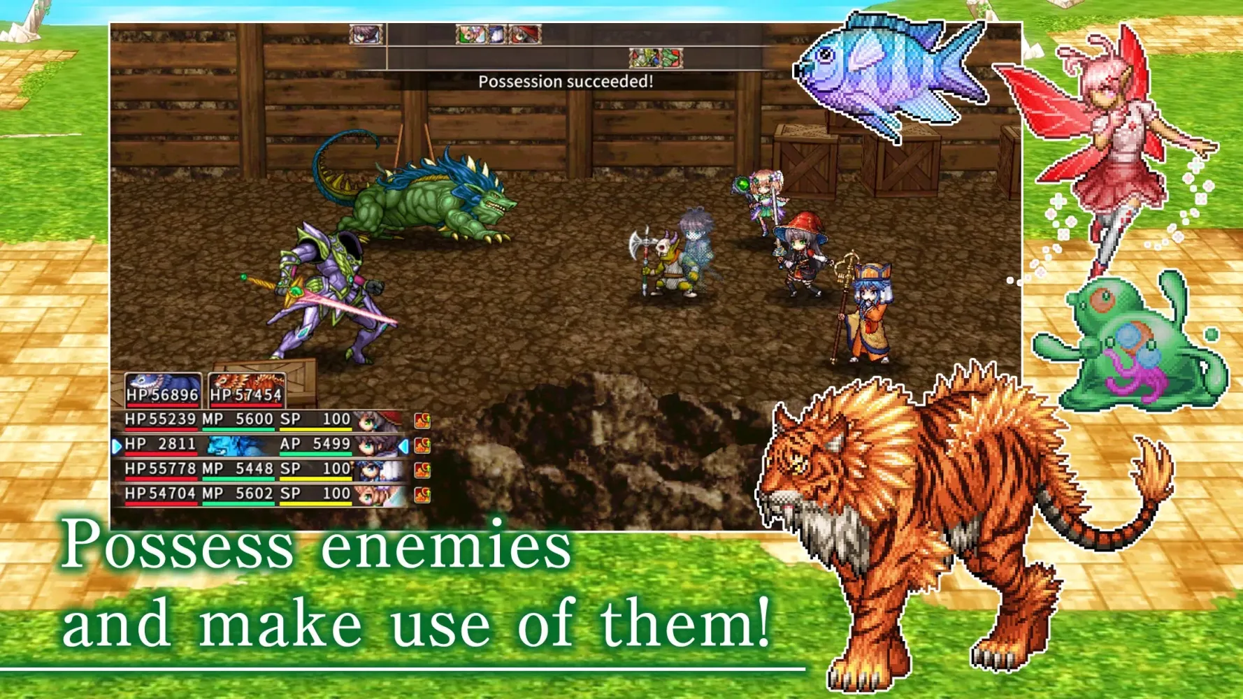 Ảnh chụp màn hình của RPG Ghost Sync