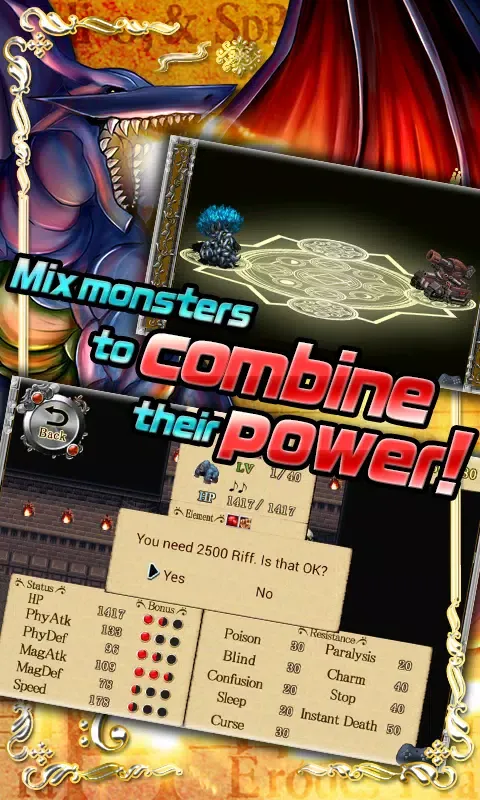Ảnh chụp màn hình của RPG Band of Monsters