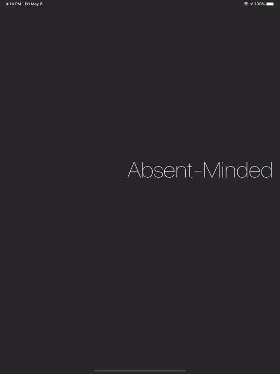 Absent-Minded iPad  سکرین شاٹس