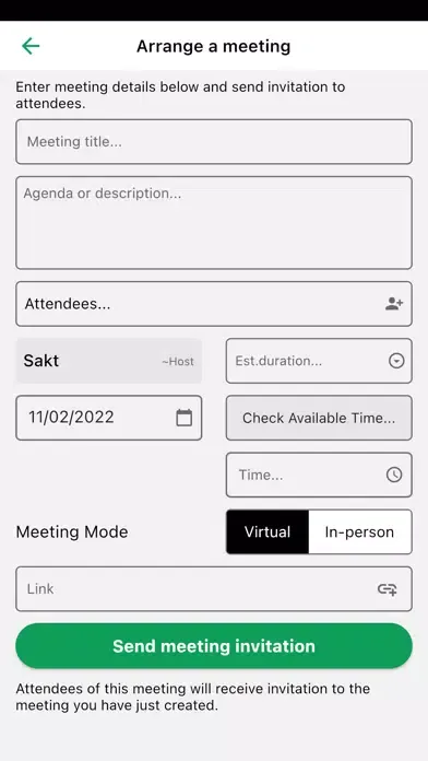 Arrange - Meeting scheduler Ekran Görüntüleri