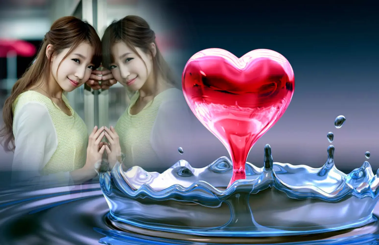 Love Heart Photo Frame Screenshots