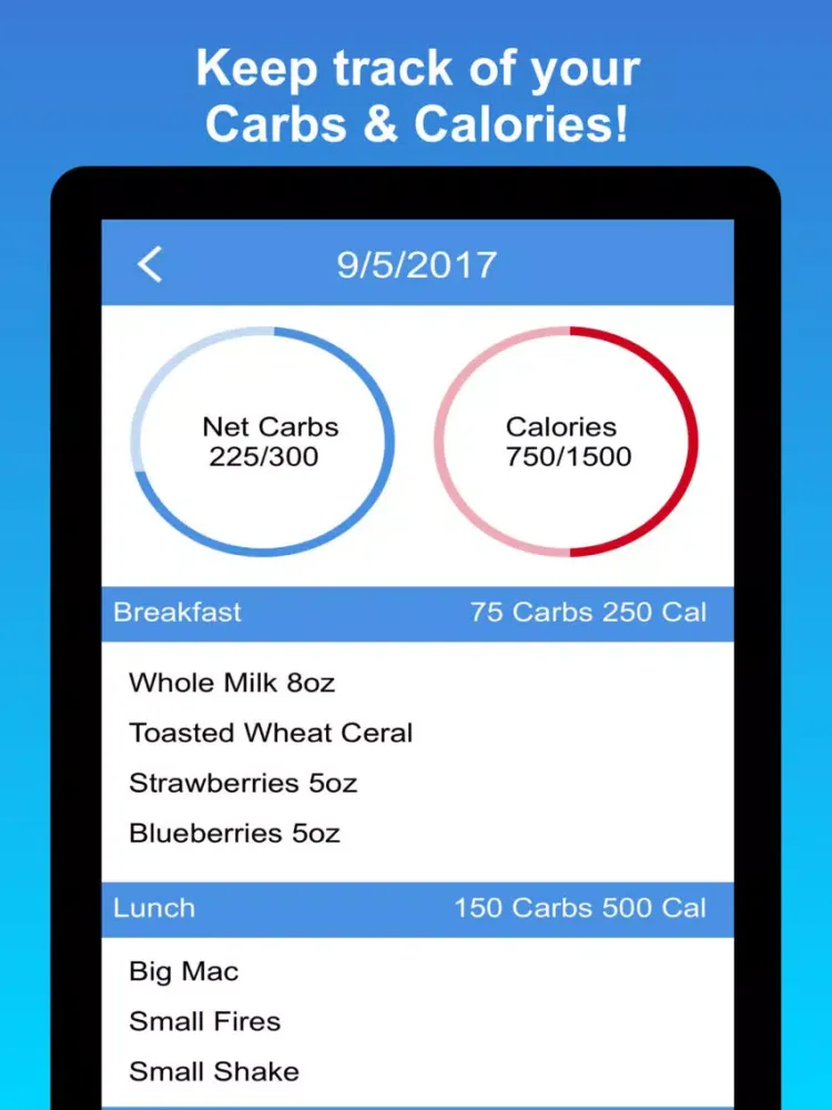 Keto Diet Tracker & Calculator iPad  स्क्रीनशॉट
