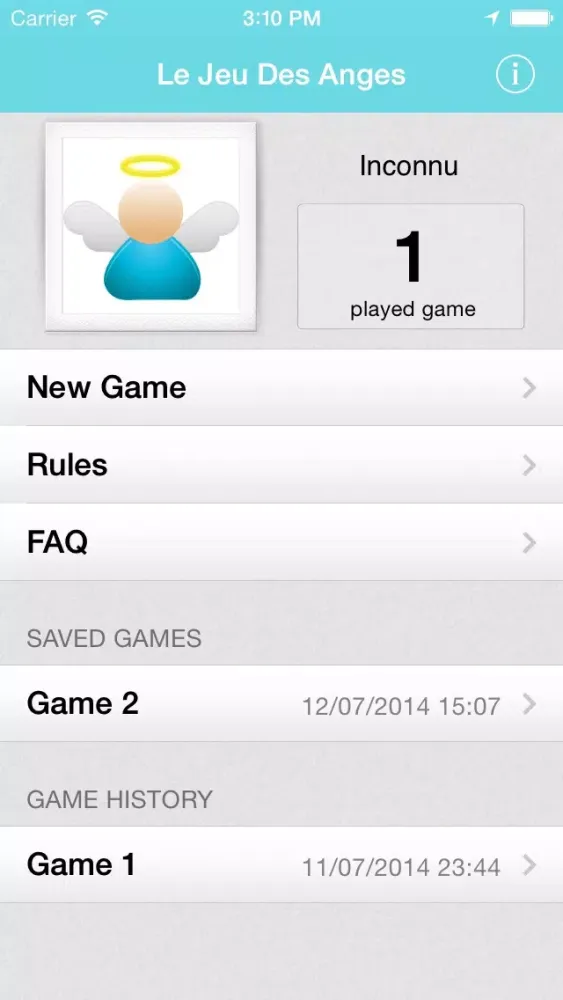 Jeu des Anges سکرین شاٹس