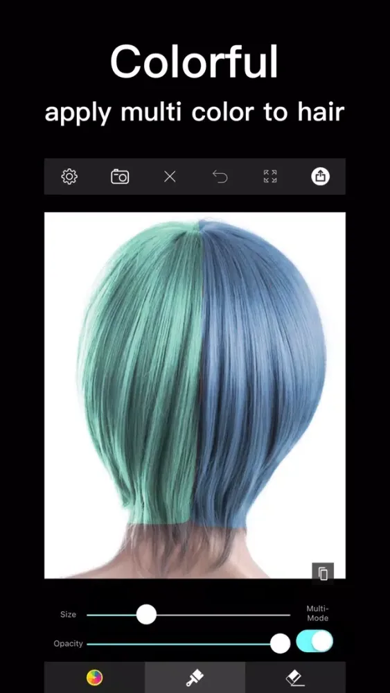 Hair Color Changer Salon سکرین شاٹس