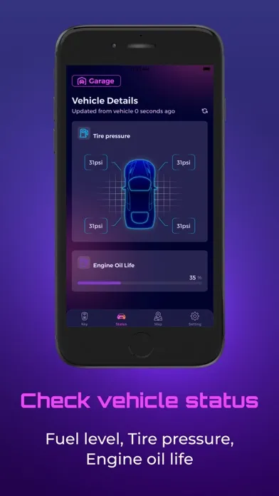 ภาพหน้าจอของ CarKey Digital Car Key Connect