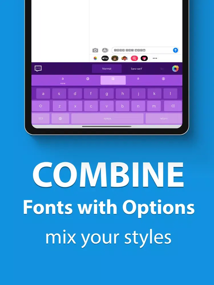 Font Plus - Custom Keyboard iPad  سکرین شاٹس