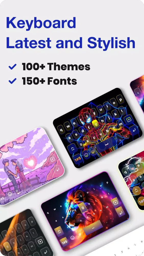 Keyboard Themes and Font Style应用截图
