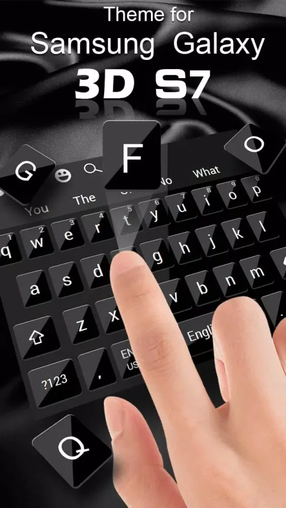 Keyboard for 3D Galaxy S7 Ekran Görüntüleri