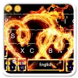Fire Heart Love Keyboard