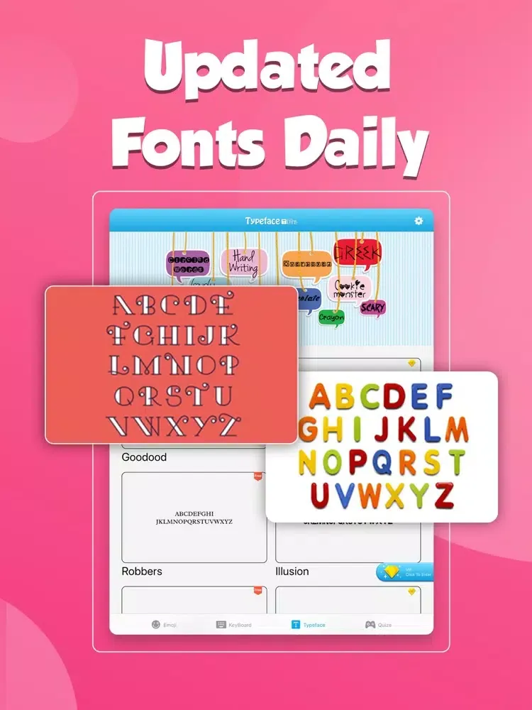 Key Moji Tok iPad  Screenshots