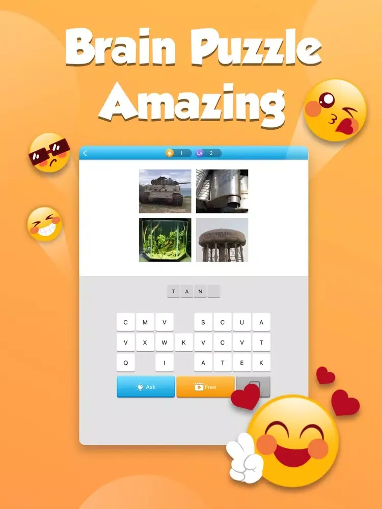 Key Moji Tok iPad  Screenshots