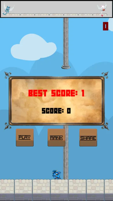 Zrzuty ekranu Flappy ハッピー