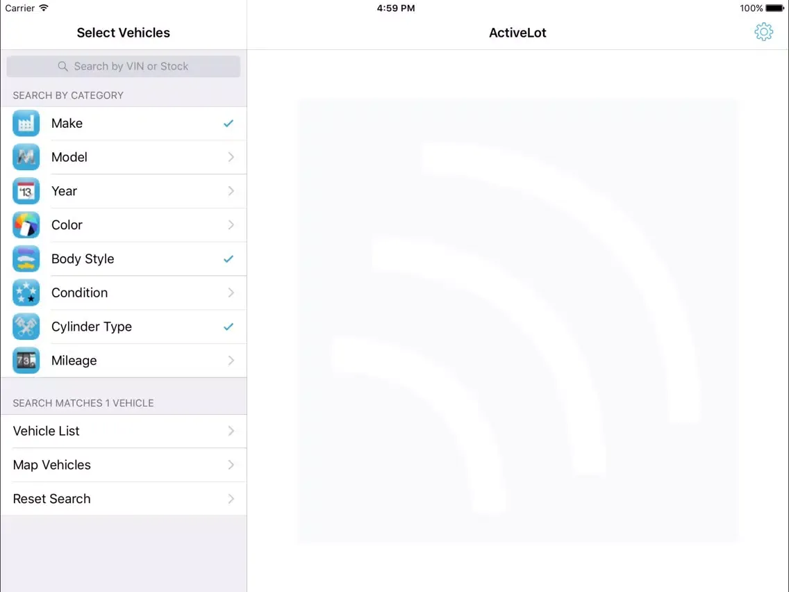 ActiveLot iPad  Ekran Görüntüleri