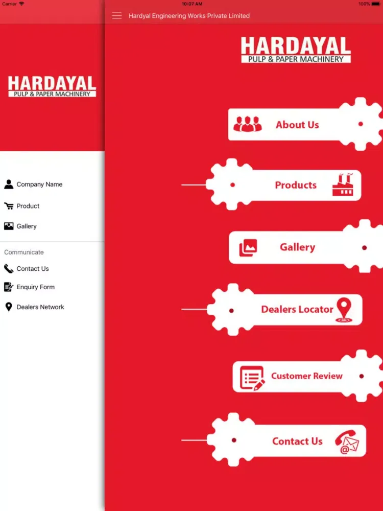 Capturas de tela do Hardayal Engineering iPad 