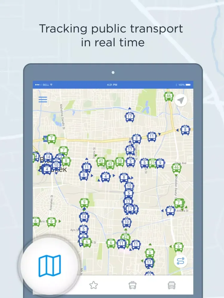 Inobi Smart Public Transport iPad 应用截图