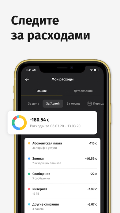 Скриншоты Мой Beeline KG