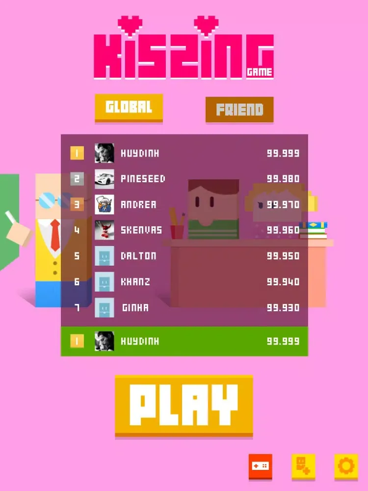 تصاویر Kissing Game iPad 