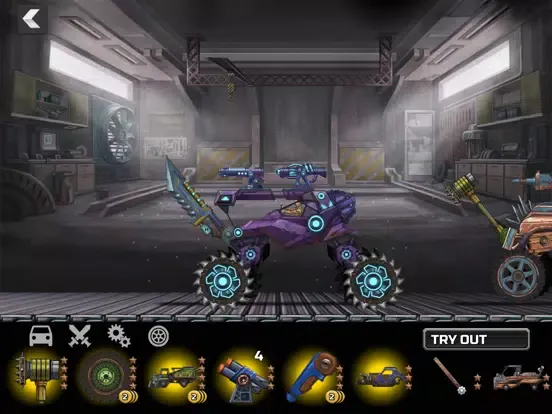 Capturas de tela do War Cars: Epic Blaze Zone iPad 