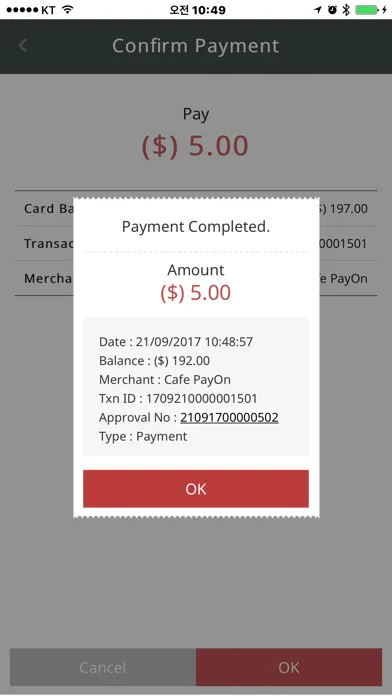 PayOn Online Card Screenshots