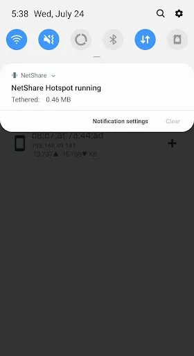 NetShare - no-root-tethering স্ক্রিনশট