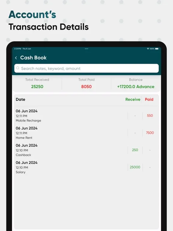 Zrzuty ekranu Khatabook - Credit Ledger Book iPad 