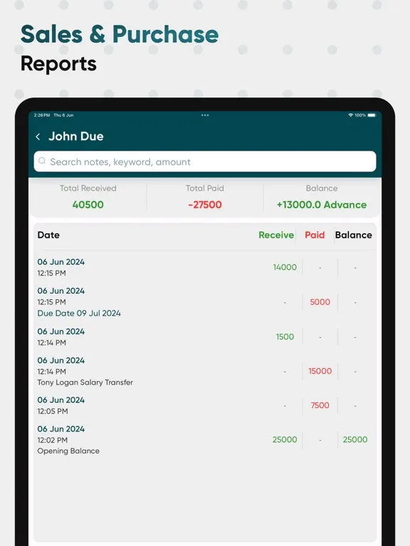 Zrzuty ekranu Khatabook - Credit Ledger Book iPad 