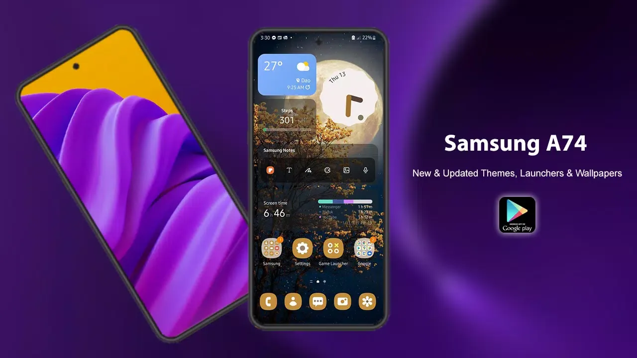 Themes for Samsung A74 Screenshots
