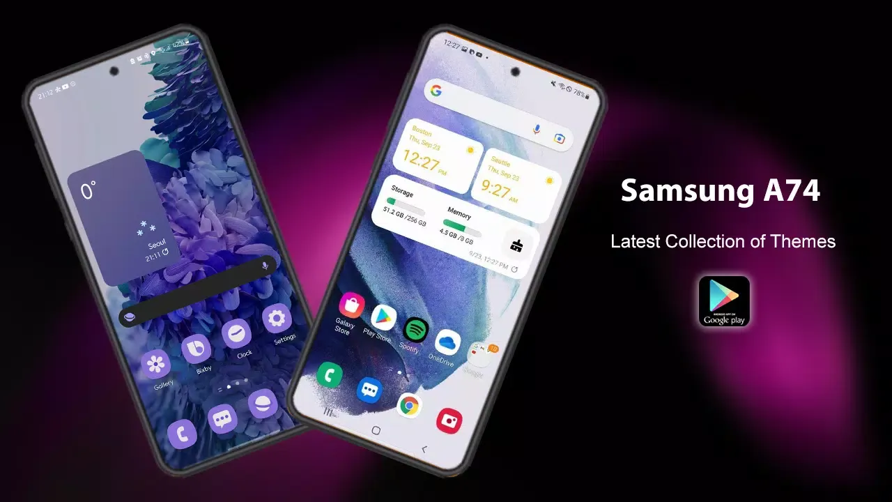 Themes for Samsung A74 Screenshots