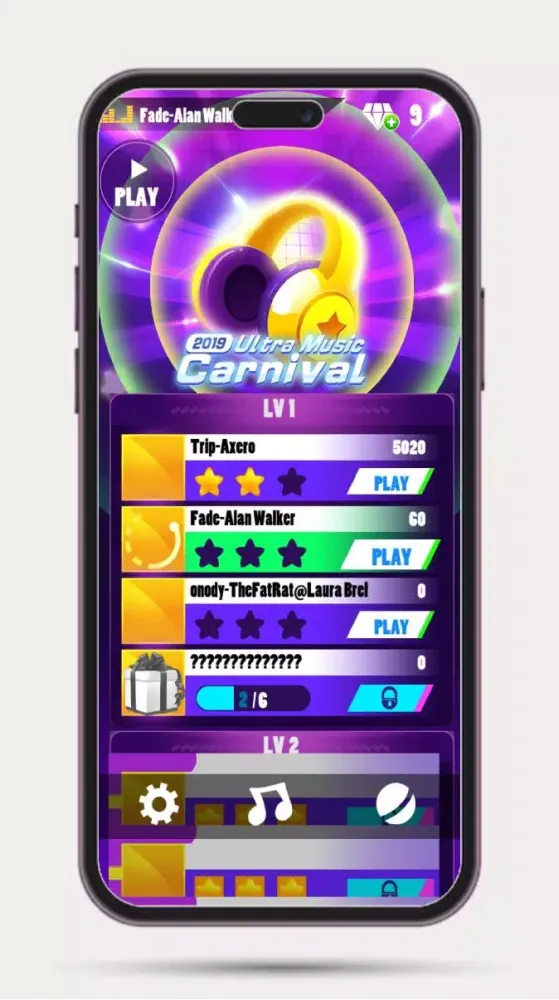 Captures d'écran de KhoaiArt Ball Tunes Music Game