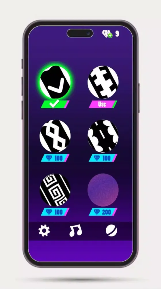 Captures d'écran de KhoaiArt Ball Tunes Music Game