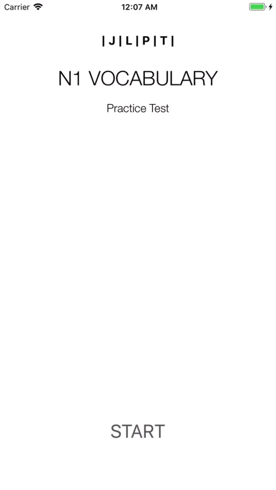 JLPT N1 Vocabular Test iPhone Screenshots