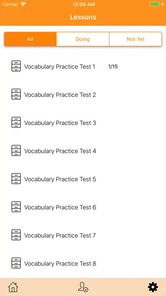 JLPT N1 Vocabular Test iPhone Screenshots