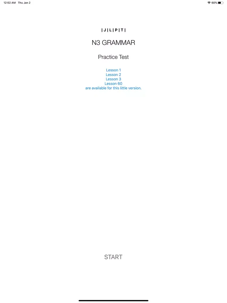 صور JLPT N3 Grammar Practice Test iPad 