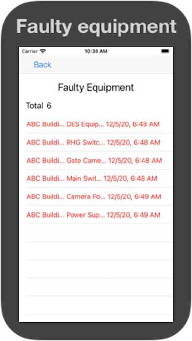 ภาพหน้าจอของ Equiplist