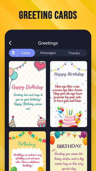 Happy Birthday Wishes & Cards应用截图