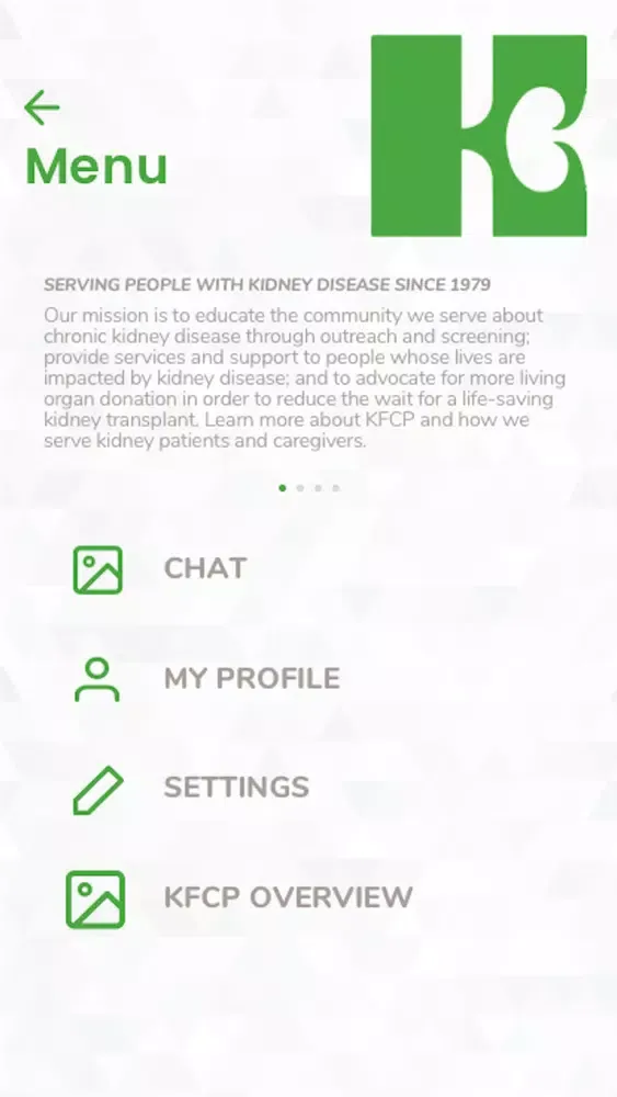 Ảnh chụp màn hình của KFCP Chat
