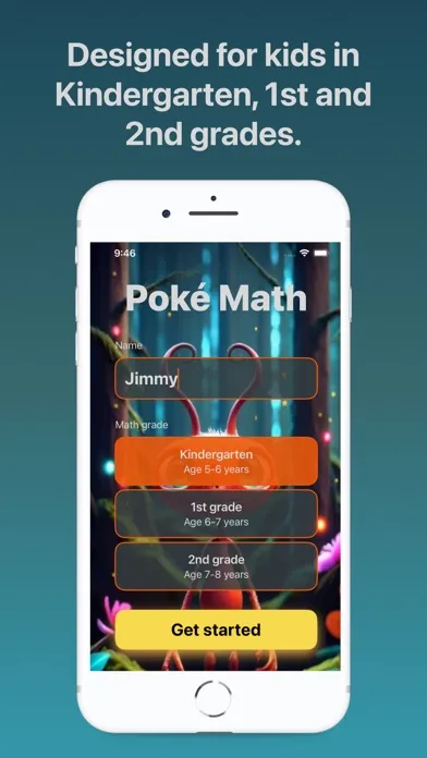 Captures d'écran de Poke-Math