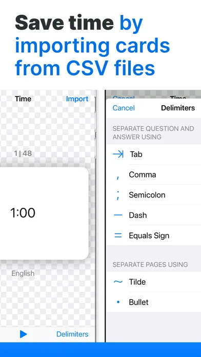 Screenshot di Everycards Flashcards Quizzes