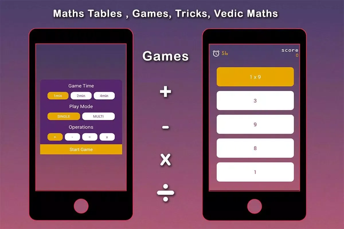 Capturas de pantalla de Maths Tables