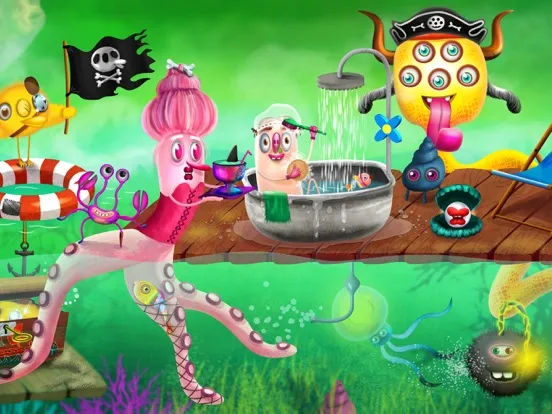 Tangkapan layar Snot & Fluff - A Space Adventure - LITE iPad 