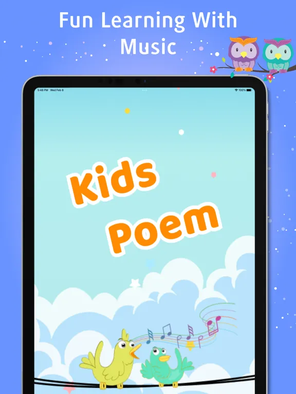 Kids Poem Rhymes iPad  Ekran Görüntüleri
