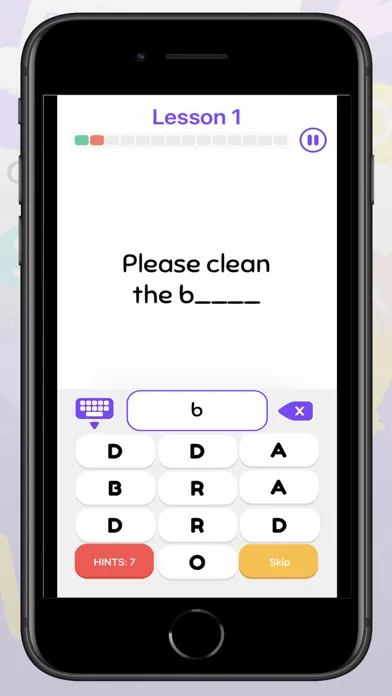 Capturas de tela do Words Quiz : Learn English ABC