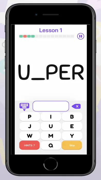 Capturas de tela do Words Quiz : Learn English ABC