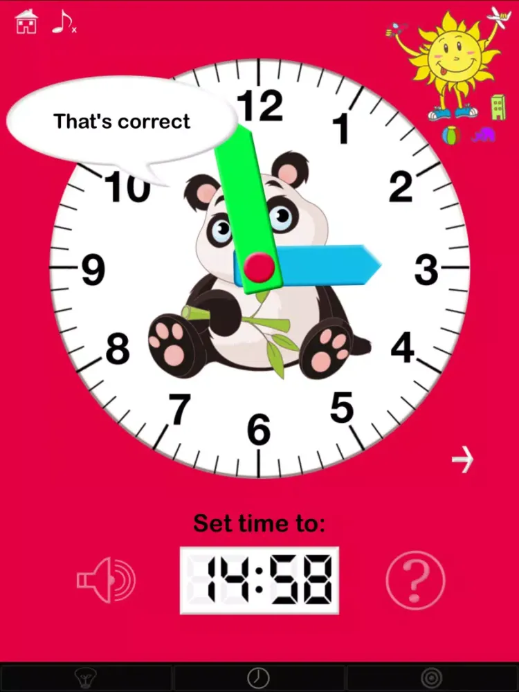 KidsClocks iPad  स्क्रीनशॉट