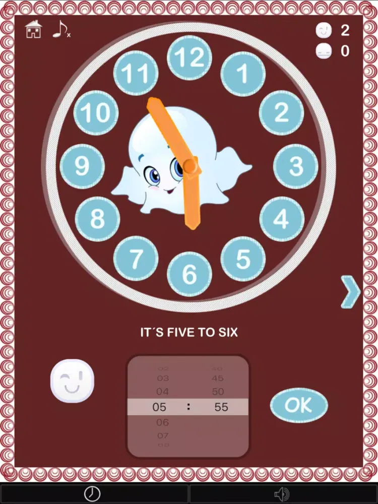 KidsClocks iPad  स्क्रीनशॉट