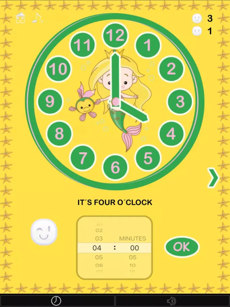 KidsClocks iPad  स्क्रीनशॉट