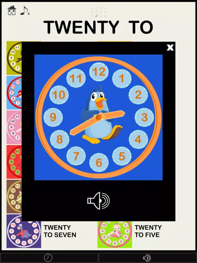 KidsClocks iPad  स्क्रीनशॉट